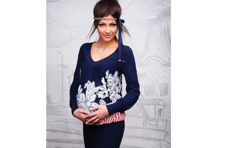Подарок недели для беременной: платье-туника
