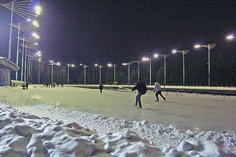 Ледовый стадион - катание на коньках