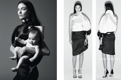 Мариякарла Босконо показала новорожденной доченьку в промо-кампании Givenchy