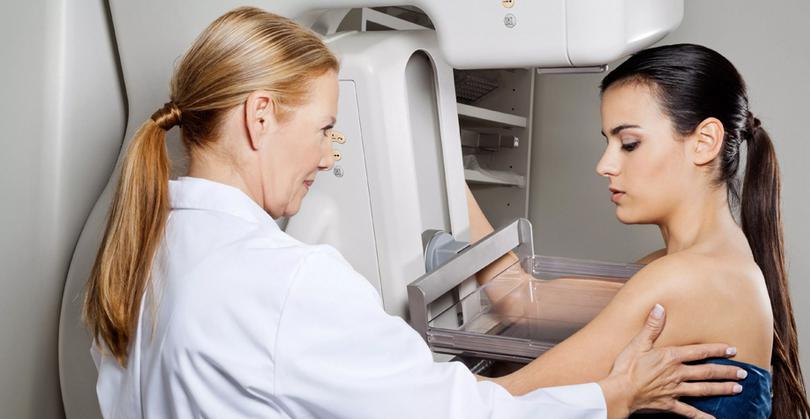 Исследование на маммографе