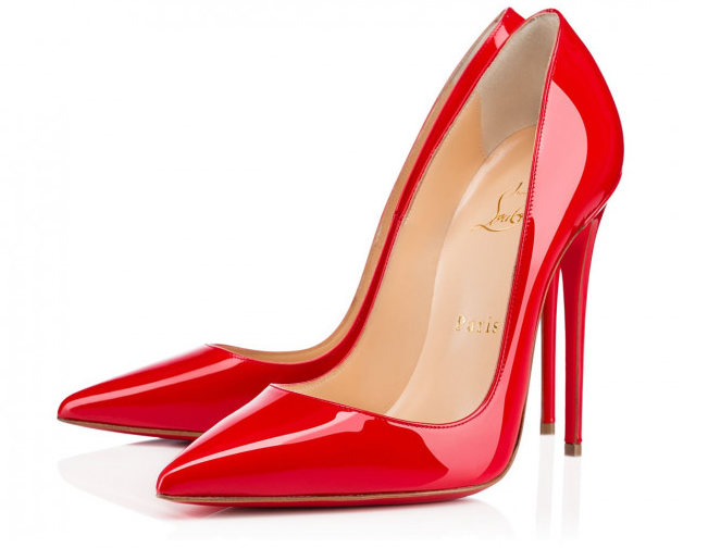 Женские туфли красные